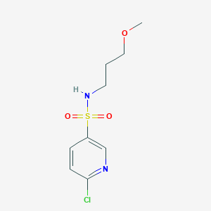6-chloro-N-(3-methoxypropyl)pyridine-3-sulfonamide