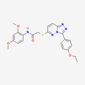 N-(2,4-dimethoxyphenyl)-2-((3-(4-ethoxyphenyl)-[1,2,4]triazolo[4,3-b]pyridazin-6-yl)thio)acetamide