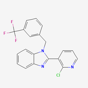 2-(2-Chloro-3-pyridinyl)-1-(3-(trifluoromethyl)benzyl)-1H-1,3-benzimidazole