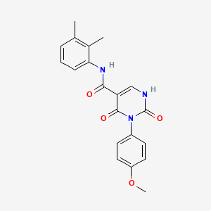N-(2,3-dimethylphenyl)-3-(4-methoxyphenyl)-2,4-dioxo-1,2,3,4-tetrahydropyrimidine-5-carboxamide