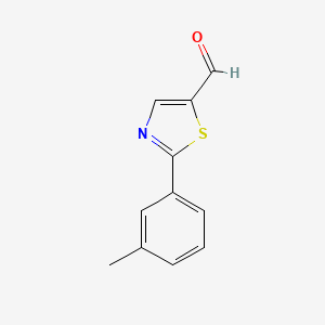 2-M-Tolylthiazole-5-carbaldehyde