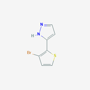 5-(3-bromothiophen-2-yl)-1H-pyrazole