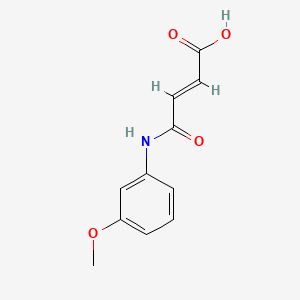 molecular formula C11H11NO4 B2705579 4-(3-甲氧基苯胺基)-4-氧代丁-2-烯酸 CAS No. 306935-71-7