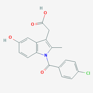 molecular formula C18H14ClNO4 B027056 5-Hydroxy indomethacin CAS No. 2504-32-7