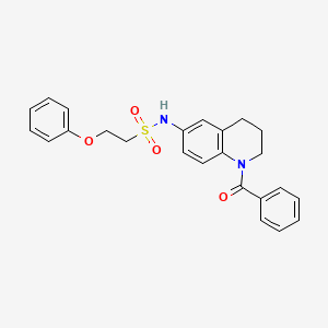 N-(1-benzoyl-1,2,3,4-tetrahydroquinolin-6-yl)-2-phenoxyethanesulfonamide