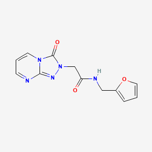 N-(furan-2-ylmethyl)-2-(3-oxo-[1,2,4]triazolo[4,3-a]pyrimidin-2(3H)-yl)acetamide