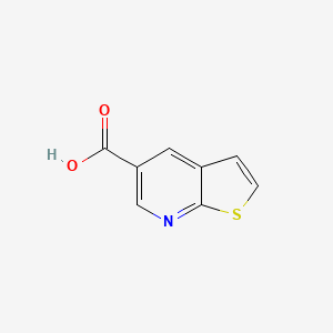 molecular formula C8H5NO2S B2705886 Thieno[2,3-b]pyridine-5-carboxylic acid CAS No. 117390-38-2