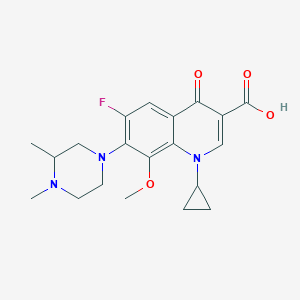 molecular formula C20H24FN3O4 B027059 N-Methyl Gatifloxacin CAS No. 114213-69-3