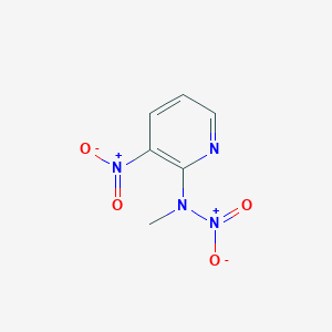 molecular formula C6H6N4O4 B027060 N-methyl-N-(3-nitropyridin-2-yl)nitramide CAS No. 103698-07-3