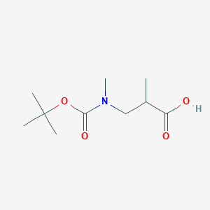 3-{[(Tert-butoxy)carbonyl](methyl)amino}-2-methylpropanoic acid