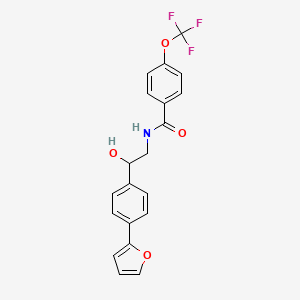 N-{2-[4-(furan-2-yl)phenyl]-2-hydroxyethyl}-4-(trifluoromethoxy)benzamide