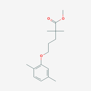 Methyl 5-(2,5-dimethylphenoxy)-2,2-dimethylpentanoate