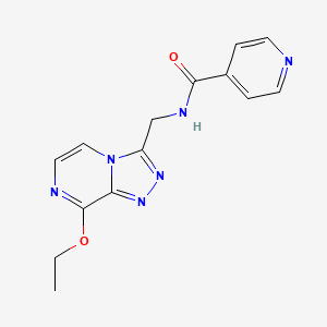 N-((8-ethoxy-[1,2,4]triazolo[4,3-a]pyrazin-3-yl)methyl)isonicotinamide