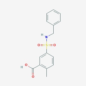 5-(Benzylsulfamoyl)-2-methylbenzoic acid
