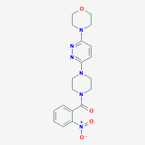 (4-(6-Morpholinopyridazin-3-yl)piperazin-1-yl)(2-nitrophenyl)methanone