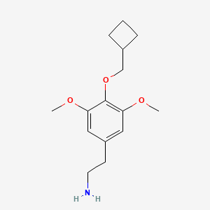 2-[4-(Cyclobutylmethoxy)-3,5-dimethoxyphenyl]ethanamine