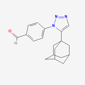 4-[5-(1-Adamantyl)triazol-1-yl]benzaldehyde