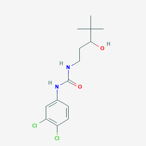1-(3,4-Dichlorophenyl)-3-(3-hydroxy-4,4-dimethylpentyl)urea