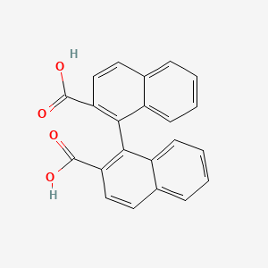 molecular formula C22H14O4 B2706236 1,1'-Binaphthalene-2,2'-dicarboxylic acid CAS No. 18531-96-9; 80703-23-7