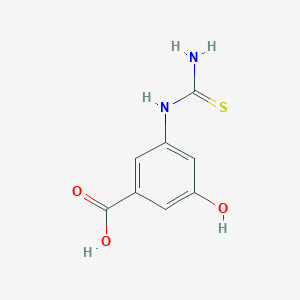 molecular formula C8H8N2O3S B2706271 N-((5-((4-氟苄基)硫代-1,3,4-噁二唑-2-基)甲基)苯甲酰胺 CAS No. 240431-47-4