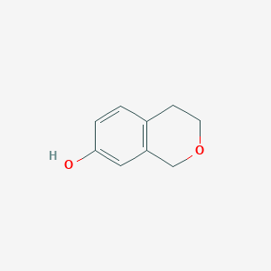 molecular formula C9H10O2 B2706277 Isochroman-7-ol CAS No. 1391209-22-5
