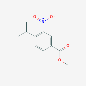 molecular formula C11H13NO4 B2706287 methyl 3-nitro-4-(propan-2-yl)benzoate CAS No. 99856-00-5