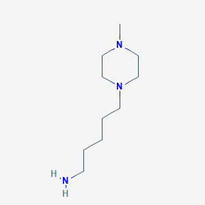 molecular formula C10H23N3 B2706370 5-(4-Methylpiperazin-1-yl)pentan-1-amine CAS No. 4487-08-5