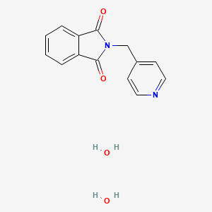 molecular formula C14H14N2O4 B2706437 2-(Pyridin-4-ylmethyl)-2,3-dihydro-1H-isoindole -1,3-dione dihydrate CAS No. 1211085-34-5