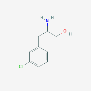 molecular formula C9H12ClNO B2706482 2-Amino-3-(3-chlorophenyl)propan-1-ol CAS No. 37844-06-7