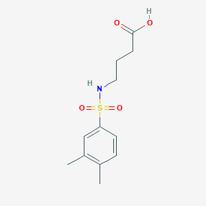 4-(3,4-Dimethylbenzenesulfonamido)butanoic acid