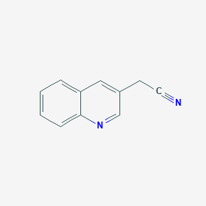 molecular formula C11H8N2 B2706559 2-(Quinolin-3-yl)acetonitrile CAS No. 21863-57-0
