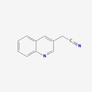 molecular formula C11H8N2 B2706559 3-Quinolineacetonitrile CAS No. 21863-57-0