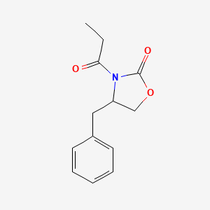B2706560 4-Benzyl-3-propanoyl-1,3-oxazolidin-2-one CAS No. 101711-78-8; 131685-53-5