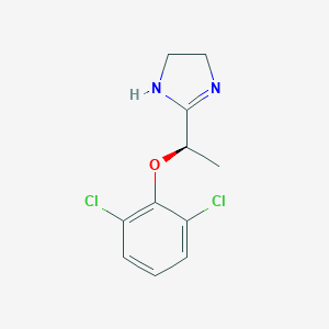 molecular formula C11H12Cl2N2O B027067 Levlofexidine CAS No. 81447-78-1