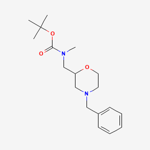 Tert-butyl (4-benzylmorpholin-2-yl)methylmethylcarbamate