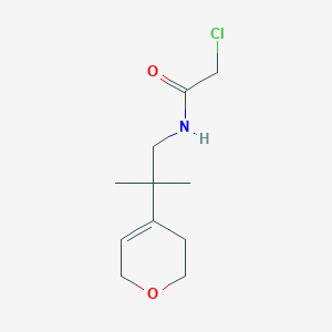 2-Chloro-N-[2-(3,6-dihydro-2H-pyran-4-yl)-2-methylpropyl]acetamide