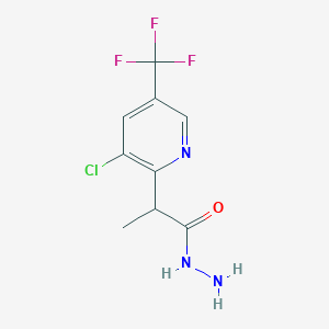 2-(3-Chloro-5-(trifluoromethyl)-2-pyridinyl)propanohydrazide