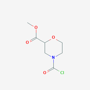 Methyl 4-(carboxy)morpholine-2-carboxylate