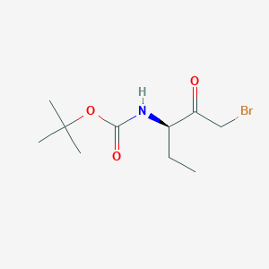 Tert-butyl N-[(3R)-1-bromo-2-oxopentan-3-yl]carbamate