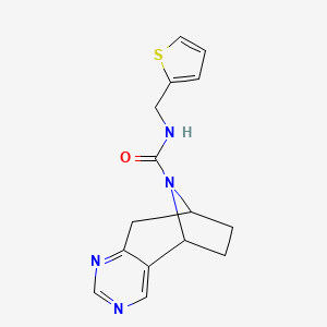 (5R,8S)-N-(thiophen-2-ylmethyl)-6,7,8,9-tetrahydro-5H-5,8-epiminocyclohepta[d]pyrimidine-10-carboxamide