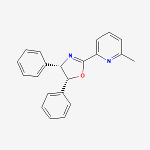molecular formula C21H18N2O B2706897 (S,R)-6-Me-Pyox-BisPh CAS No. 2411385-99-2