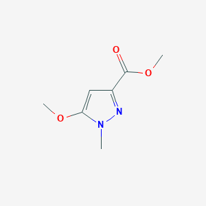 molecular formula C7H10N2O3 B2706938 Methyl 5-methoxy-1-methyl-1h-pyrazole-3-carboxylate CAS No. 58364-91-3