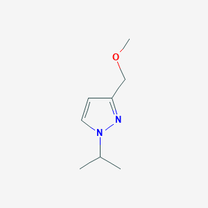 molecular formula C8H14N2O B2706950 1-isopropyl-3-(methoxymethyl)-1H-pyrazole CAS No. 1498466-67-3
