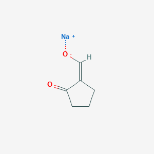 molecular formula C6H7NaO2 B2707056 Sodium (2-oxocyclopentylidene)methanolate CAS No. 1875674-53-5