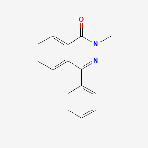 molecular formula C15H12N2O B2707081 2-methyl-4-phenylphthalazin-1(2H)-one CAS No. 49572-99-8