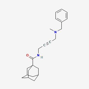 molecular formula C23H30N2O B2707087 N-{4-[benzyl(methyl)amino]but-2-yn-1-yl}adamantane-1-carboxamide CAS No. 1396576-70-7