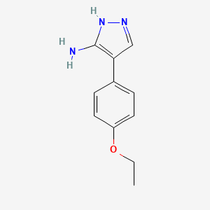 4-(4-ethoxyphenyl)-1H-pyrazol-5-amine