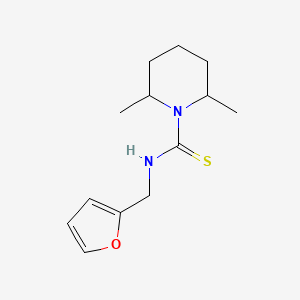 molecular formula C13H20N2OS B2707231 N1-(2-Furylmethyl)-2,6-dimethylpiperidine-1-carbothioamide CAS No. 283170-62-7