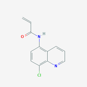 molecular formula C12H9ClN2O B2707247 N-(8-chloroquinolin-5-yl)prop-2-enamide CAS No. 1155020-07-7