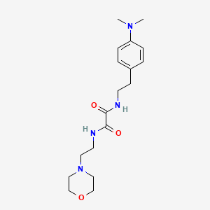 molecular formula C18H28N4O3 B2707389 N1-(4-(dimethylamino)phenethyl)-N2-(2-morpholinoethyl)oxalamide CAS No. 954069-18-2